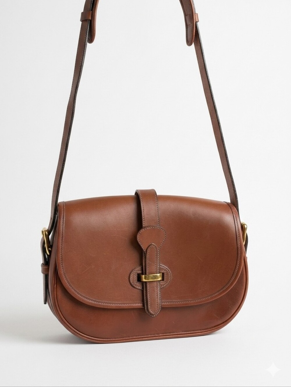 Dooney & Bourke Green Label Rare Vintage Early Production Saddle bag